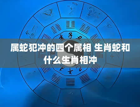 属蛇犯冲的四个属相 生肖蛇和什么生肖相冲