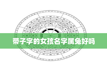 带子字的女孩名字属兔好吗