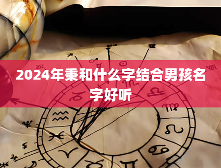 2024年秉和什么字结合男孩名字好听