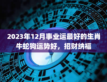 2023年12月事业运最好的生肖牛蛇狗运势好，招财纳福