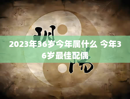 2023年36岁今年属什么 今年36岁最佳配偶