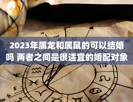 2023年属龙和属鼠的可以结婚吗 两者之间是很适宜的婚配对象