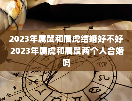 2023年属鼠和属虎结婚好不好 2023年属虎和属鼠两个人合婚吗