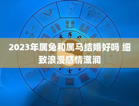 2023年属兔和属马结婚好吗 细致浪漫感情滋润