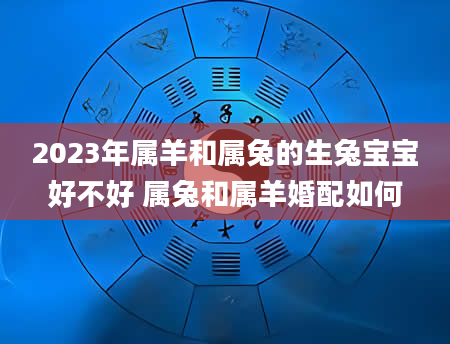 2023年属羊和属兔的生兔宝宝好不好 属兔和属羊婚配如何