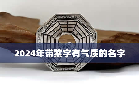 2024年带紫字有气质的名字