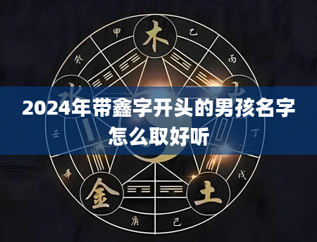 2024年带鑫字开头的男孩名字怎么取好听