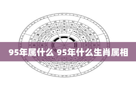 95年属什么 95年什么生肖属相