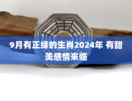 9月有正缘的生肖2024年 有甜美感情来临