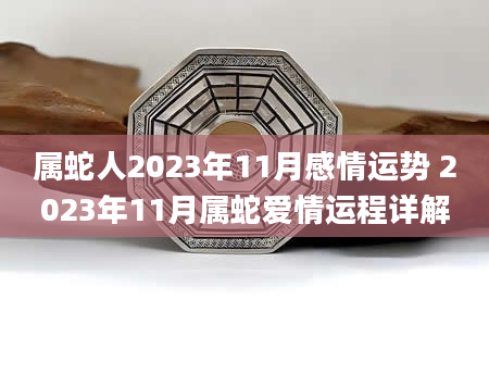 属蛇人2023年11月感情运势 2023年11月属蛇爱情运程详解