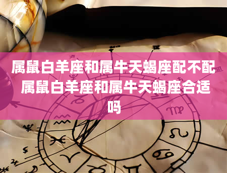 属鼠白羊座和属牛天蝎座配不配 属鼠白羊座和属牛天蝎座合适吗