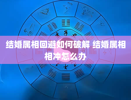 结婚属相回避如何破解 结婚属相相冲怎么办