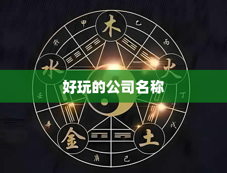 好玩的公司名称