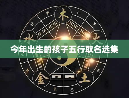 今年出生的孩子五行取名选集