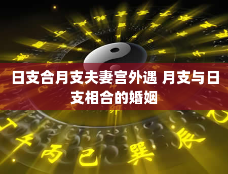 日支合月支夫妻宫外遇 月支与日支相合的婚姻