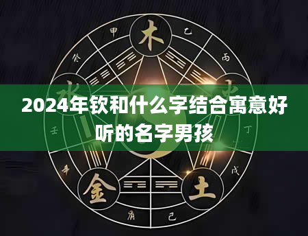 2024年钦和什么字结合寓意好听的名字男孩