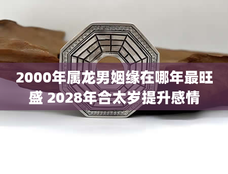 2000年属龙男姻缘在哪年最旺盛 2028年合太岁提升感情